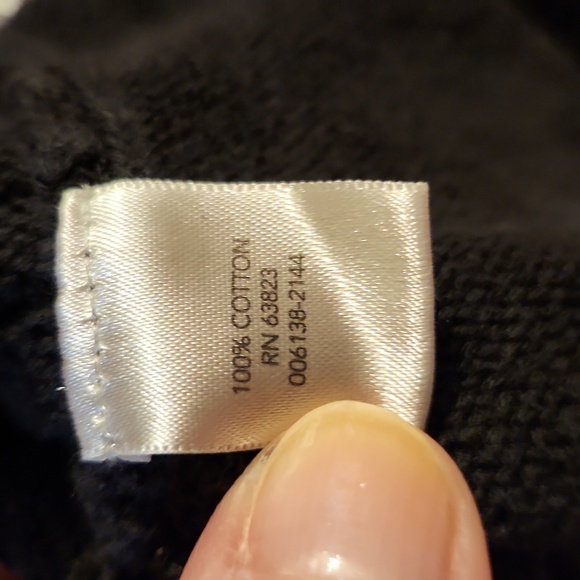 Christopher & Banks Women's Knit Zipper-Front Vest Color Black Size S - Picture 6 of 6